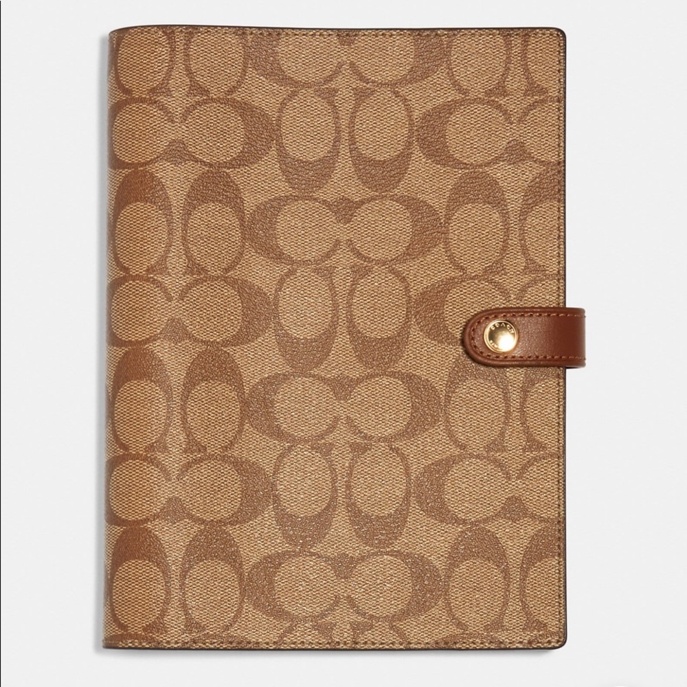 Coach Notebook in Signature Canvas